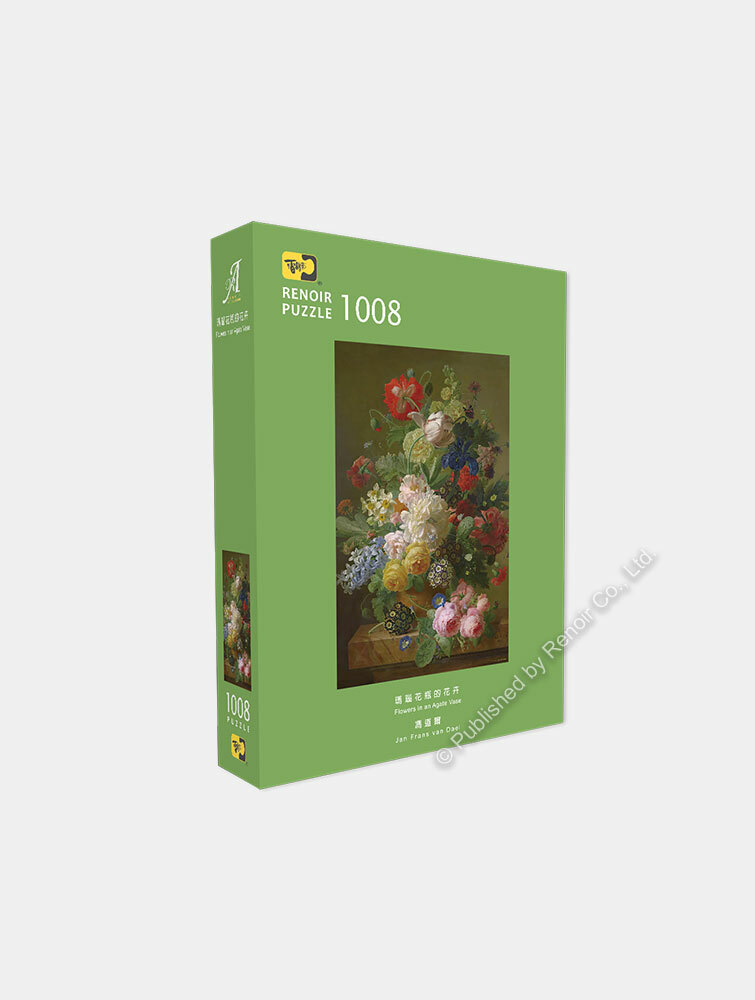 Flowers in an agate vase/1008 Pieces/Jan Frans van Dael