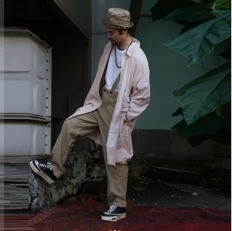 VISVIM FOUR WINDS COAT (COTTON/SILK) - PINK PRE ORDER ITEM (預訂中)