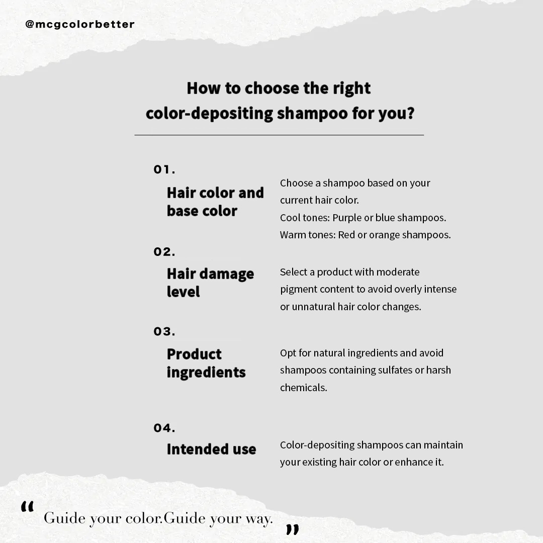 How to choose the right color-depositing shampoo for you?