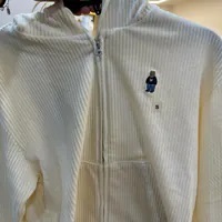 [S] WHO.A.U STEVE CORDUROY ZIP-UP,CREAM, WHMZE4T21F-CREAM (SWAU456)