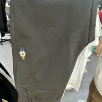 [S] WHO.A.U STEVE WIDE PANTS,CHARCOAL, WHTME4991U-CHARCOAL (SWAU469)