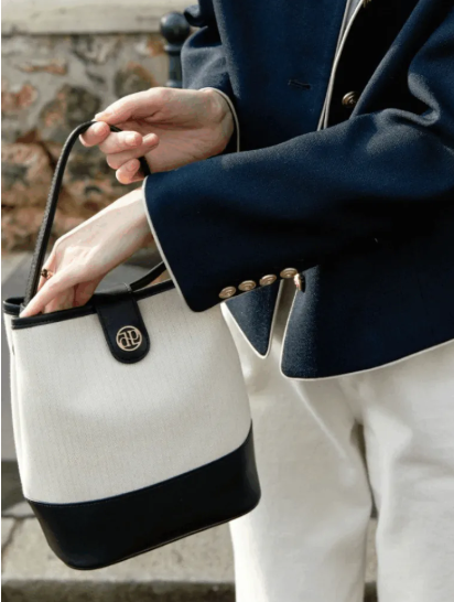 Depound  Town Bag （Bucket Shoulder） [單肩手提2種用法！] Herringbone Ivory----（SVIP & VIP減$20！）