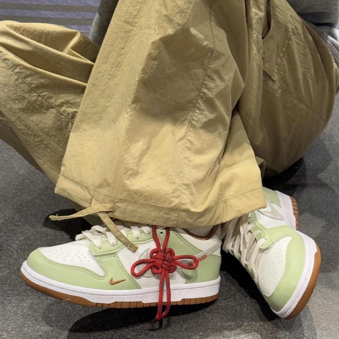 【逢甲FUZZY】Nike Dunk Low GS “Year Of The Snake” 蛇年限定 中國結 綠白 HV6001-101