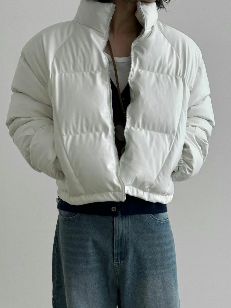 淨色企領拉鍊外套(夾棉) OUR ROOM-018JK