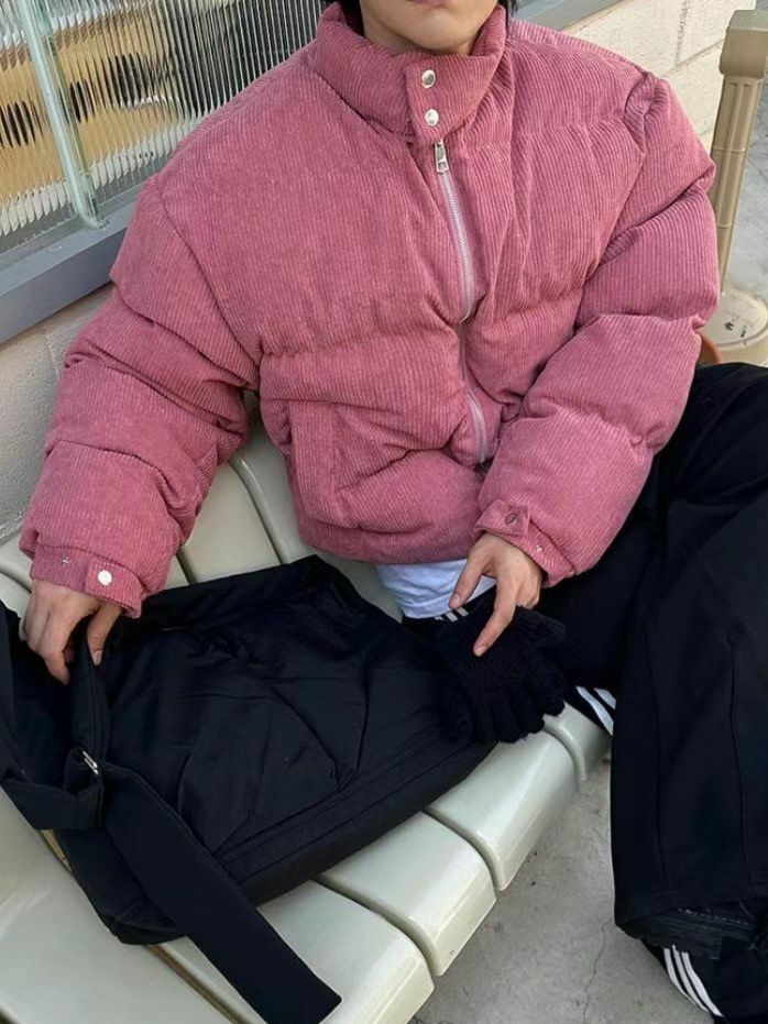 淨色企領拉鍊外套(夾棉) OUR ROOM-019JK