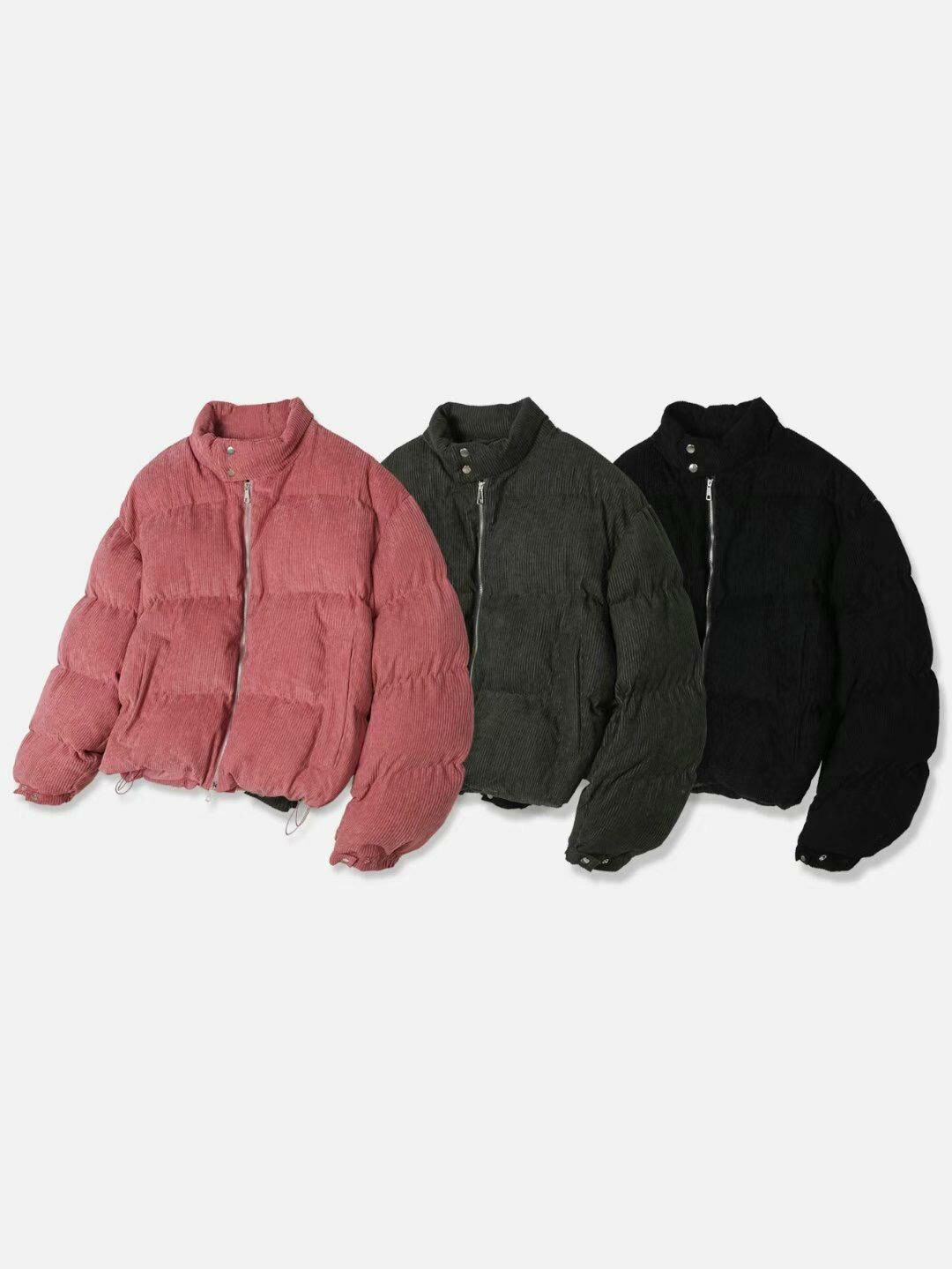 淨色企領拉鍊外套(夾棉) OUR ROOM-019JK