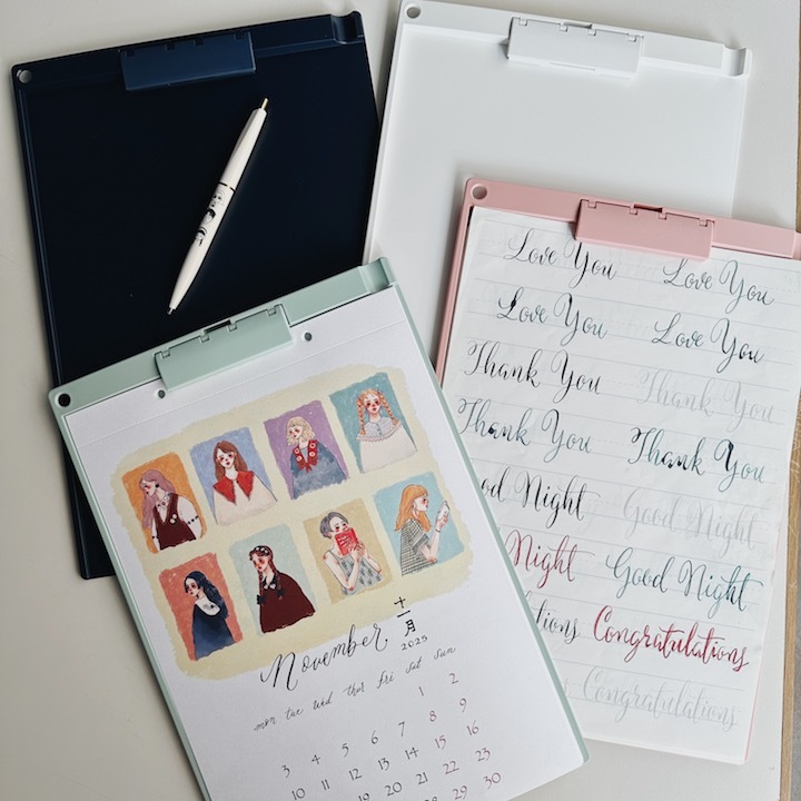 直式 A4薄型靜音板夾｜日本KOKUYO