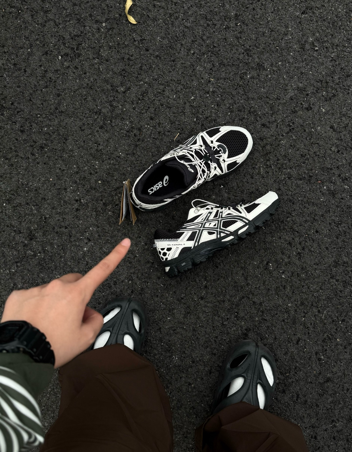 Asics Gel-Kahana 8 黑白色 復古 越野 慢跑鞋 老爹鞋 1011B828-001/預購