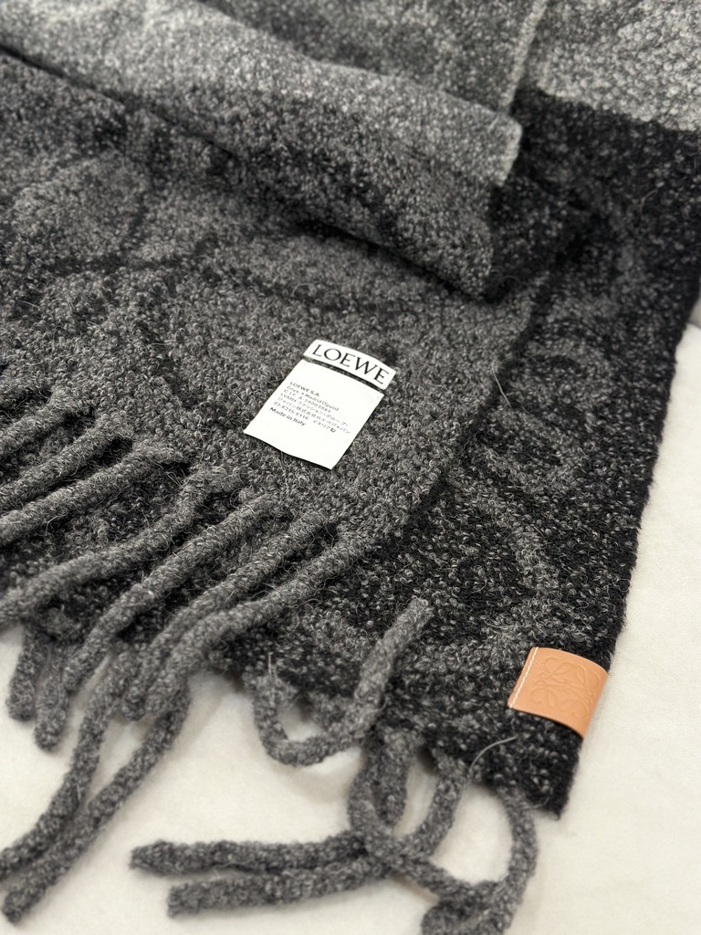 LOEWE Anagram Scarf In Alpaca And Wool