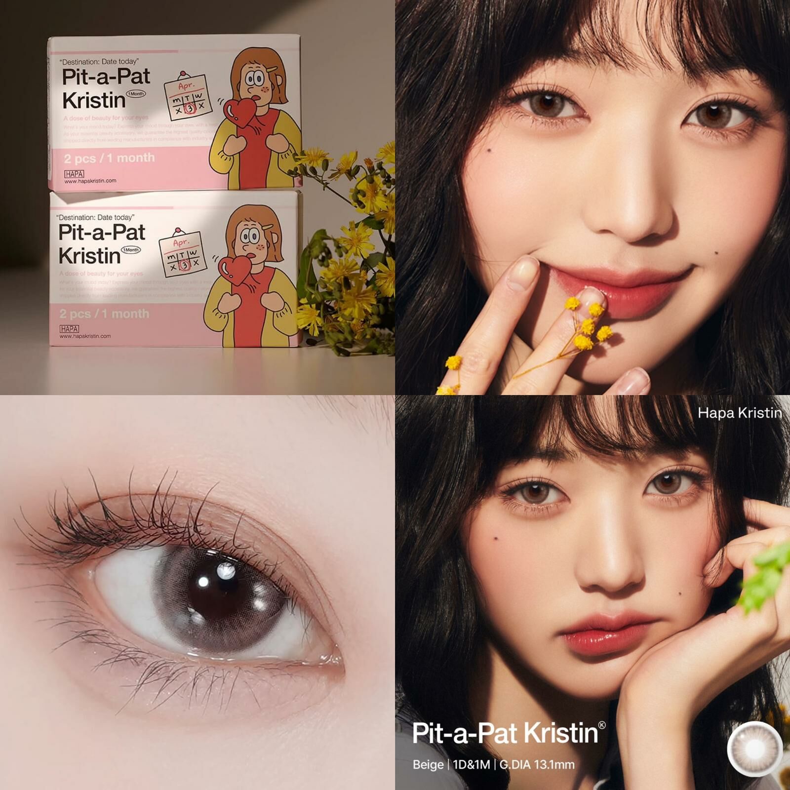 [ Hapa Kristin ] Pit-a-Pat Kristin 1 month /2p