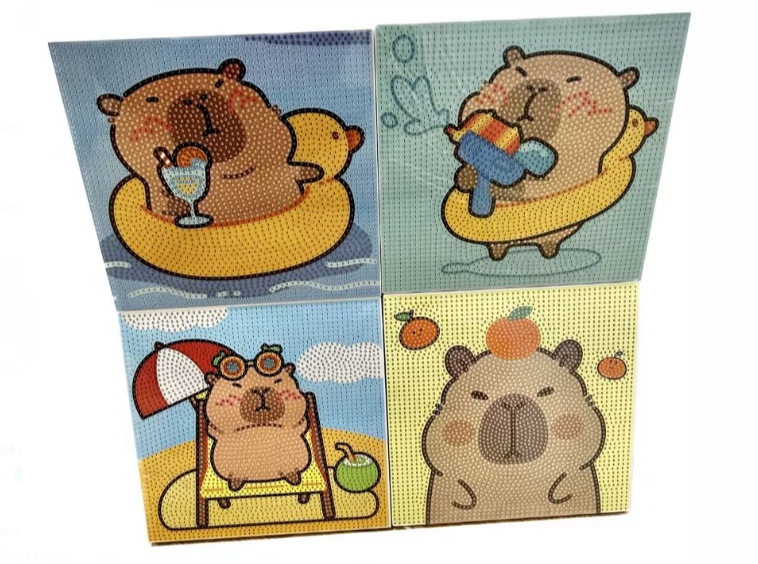 卡皮巴拉 钻石贴 款式随机