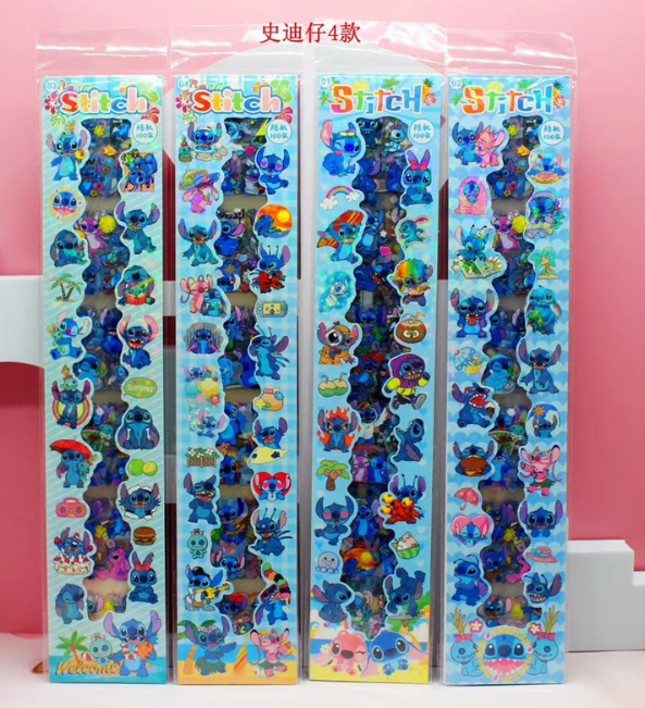 史迪奇透明pet长条素材贴（100pcs）