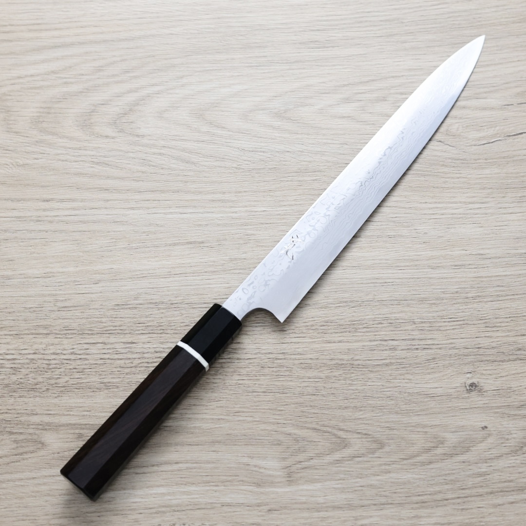 彌氏良寬  柳刃 270mm 青紙鋼 墨流