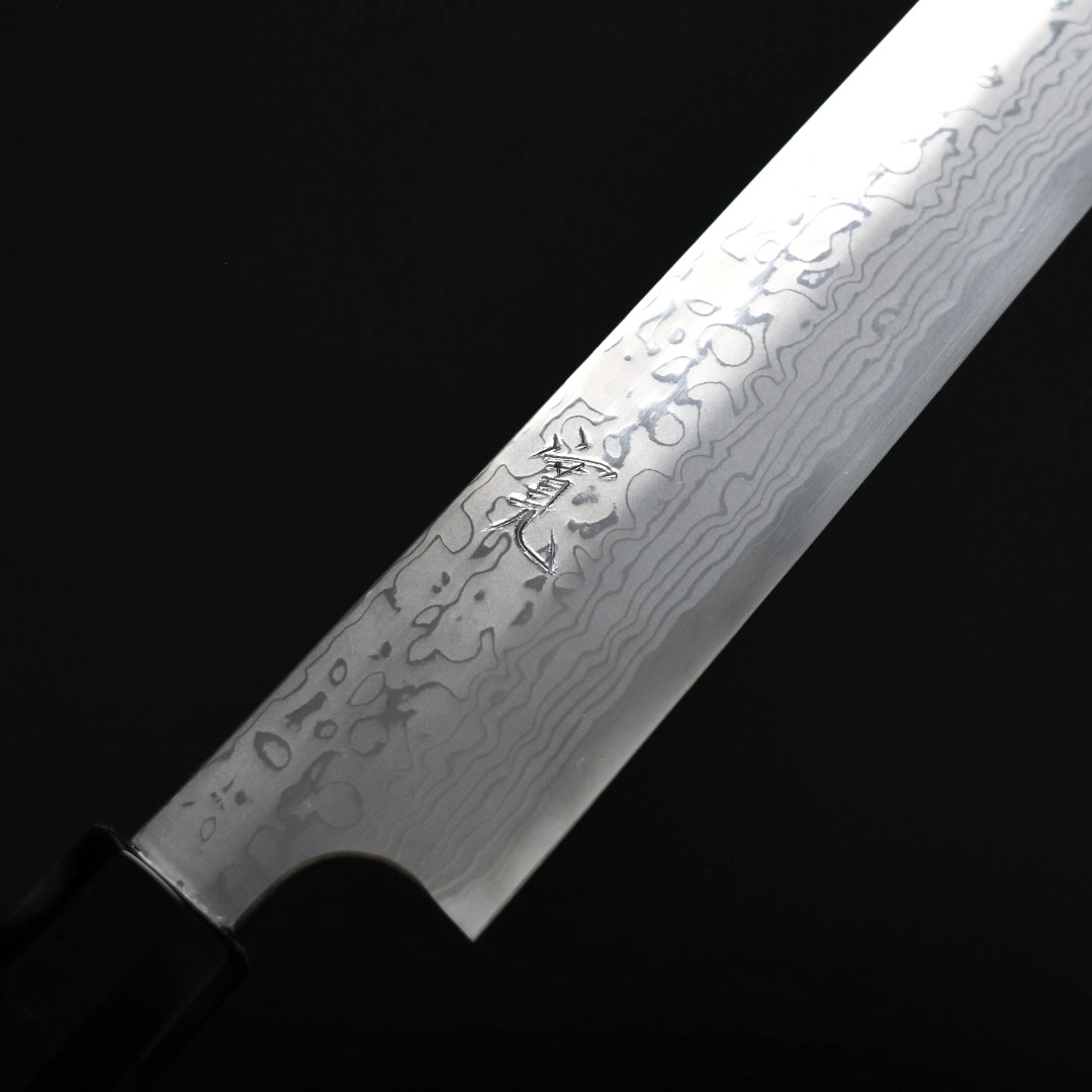 彌氏良寬柳刃270mm 青紙鋼墨流