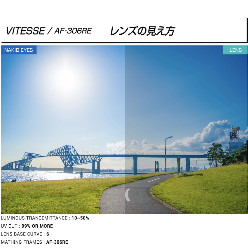 日本製 AirFly AF-306 C-3RE 運動太陽眼鏡備用鏡片 (調光)