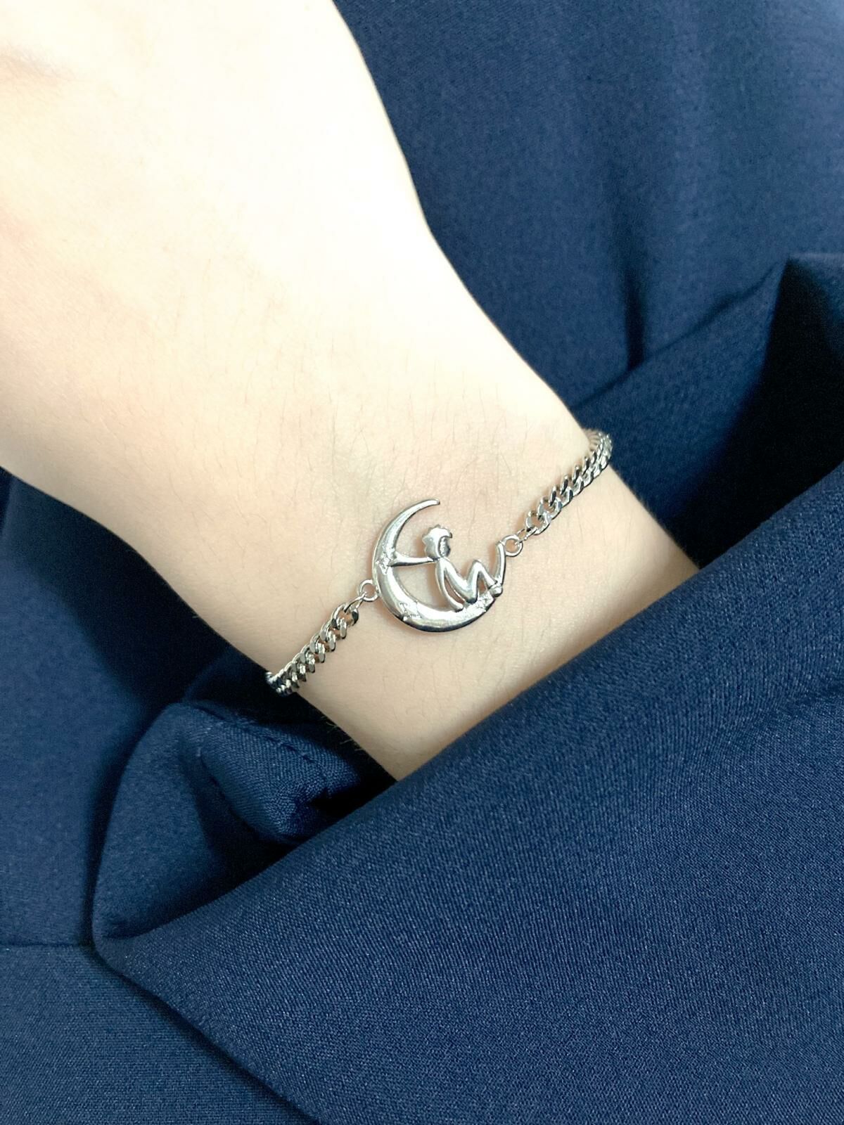 「小王子與玫瑰花」  情侶手鍊📿 免費刻字