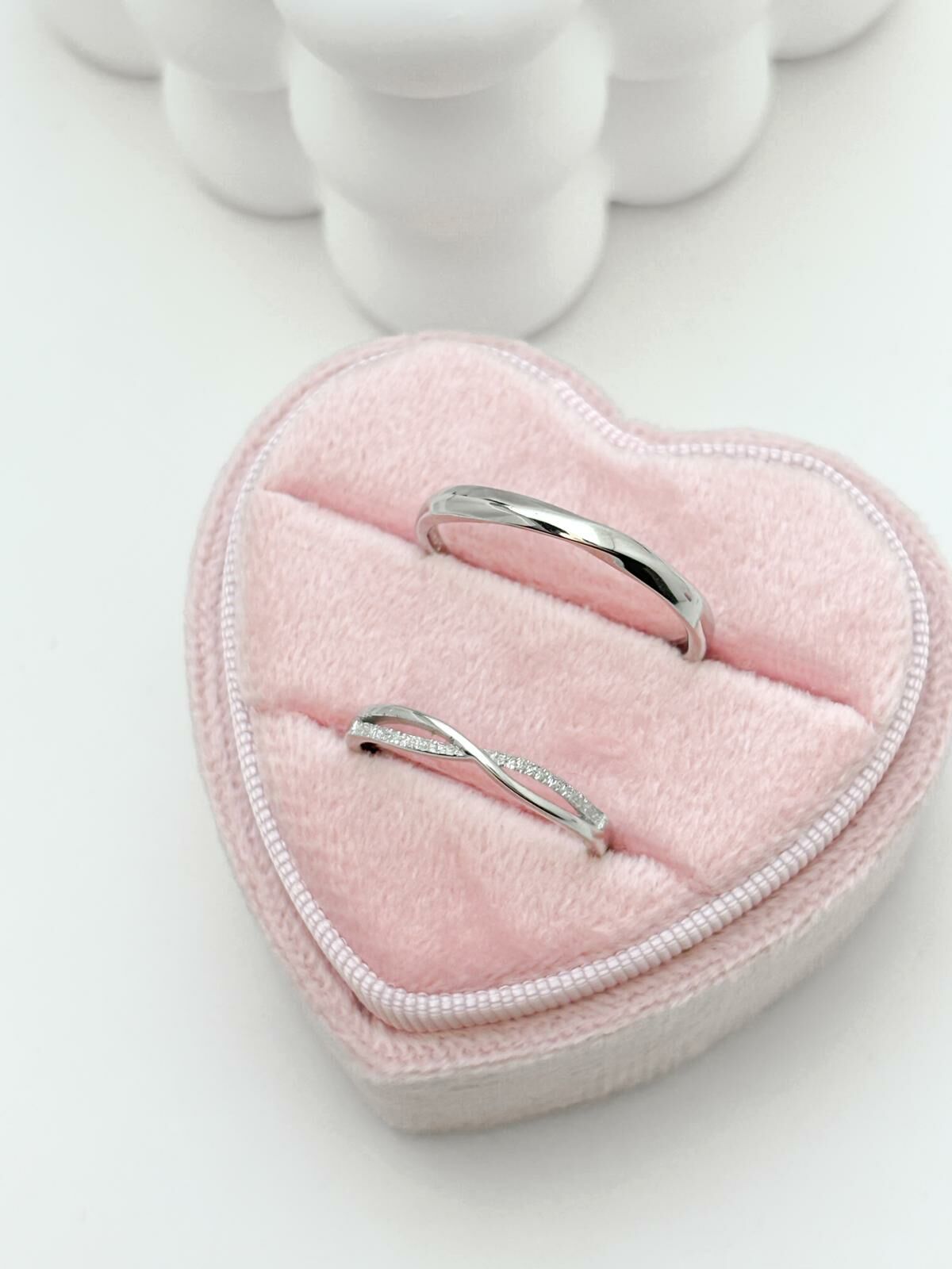 「遇見愛 」情侶戒指💍 ｜S925純銀或鍍銀｜活口對戒｜免費刻字✒️｜