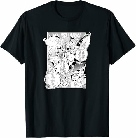 「官方代購」Hololive 【さくらみこ】『ヤマト神想怪異譚』漫画コマTシャツ（本人セレクト / 日本語 / 英語）T-Shirt