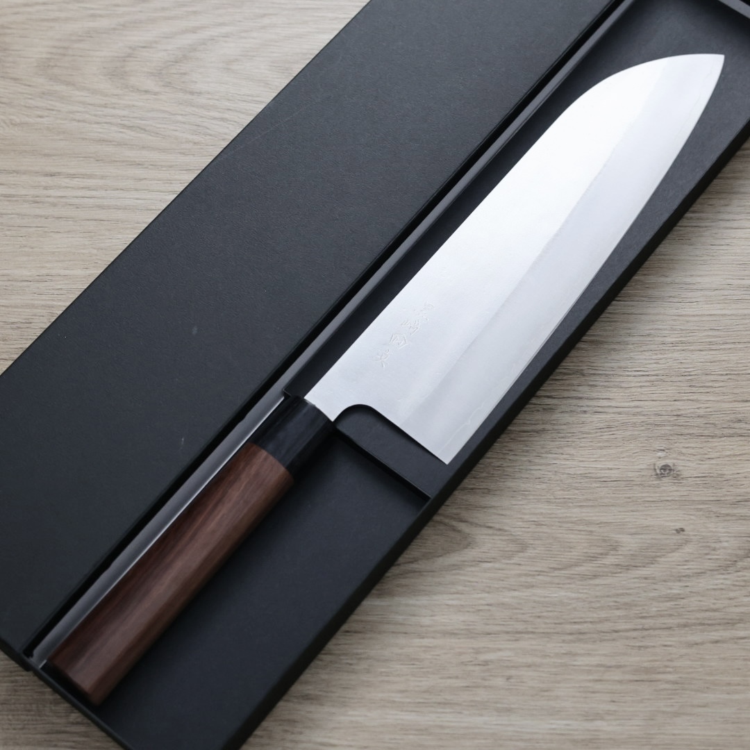 黑崎真 寬版牛刀 240mm  VG7鋼 梨地