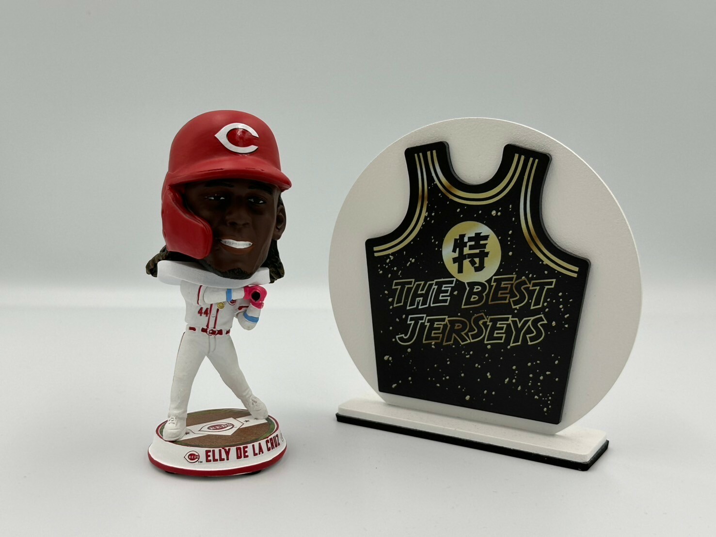 特瑞肥= Elly De La Cruz 辛辛那提紅人白公仔Foco Bobblehead 搖頭娃娃