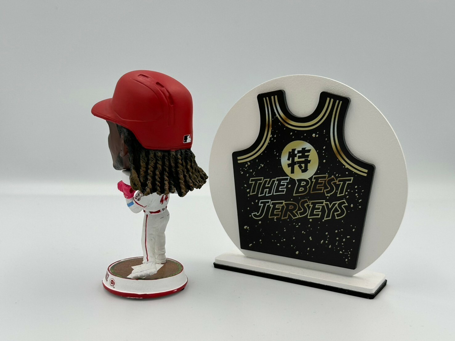 MLB公仔 Elly De La Cruz Cincinnati Reds 辛辛那提紅人白 迷你版 公仔 Foco Bobblehead 搖頭娃娃 全新含盒裝