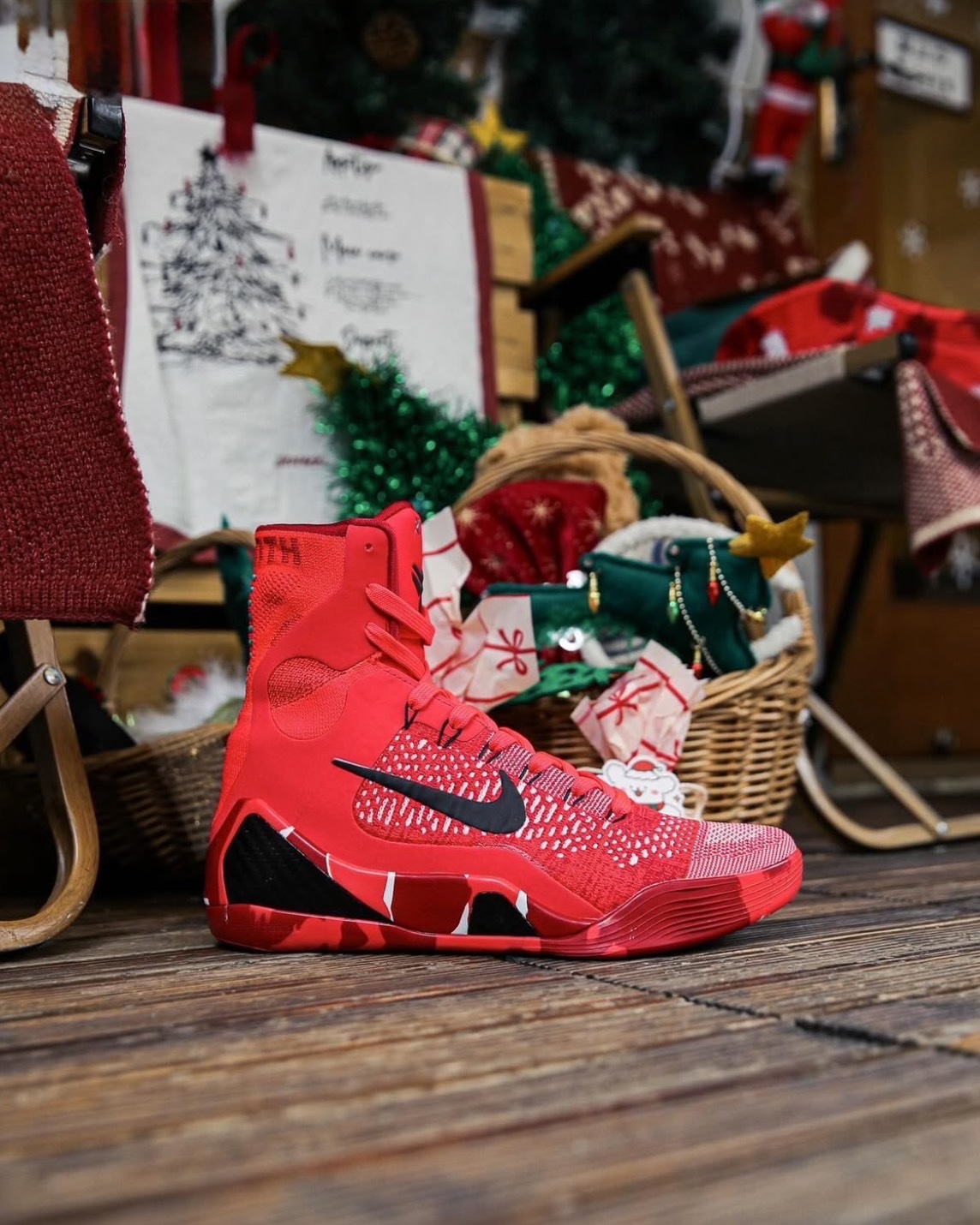 Nike Kobe 9 Elite Protro Christmas 聖誕紅 聖誕節 復刻 高筒 科比9 男鞋