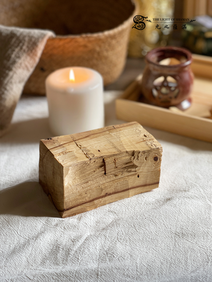 真正祕魯進口 珍貴稀有獨一無二  神聖聖木原木柱PSLP02-11-光之薩滿