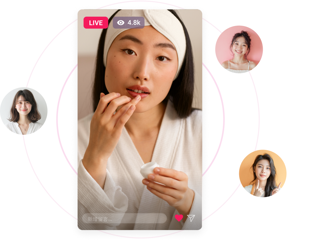 SHOPLINE 的網紅團購模組，讓你在官網內可新建獨立賣場直接綁定分潤機制