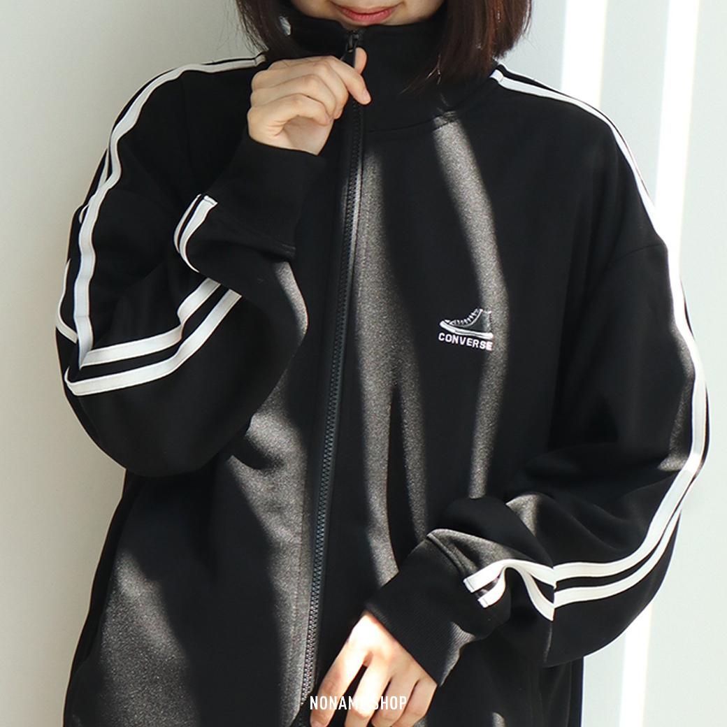 CONVERSE 刺繡 LOGO 雙線 夾克 外套 四色 (男款)