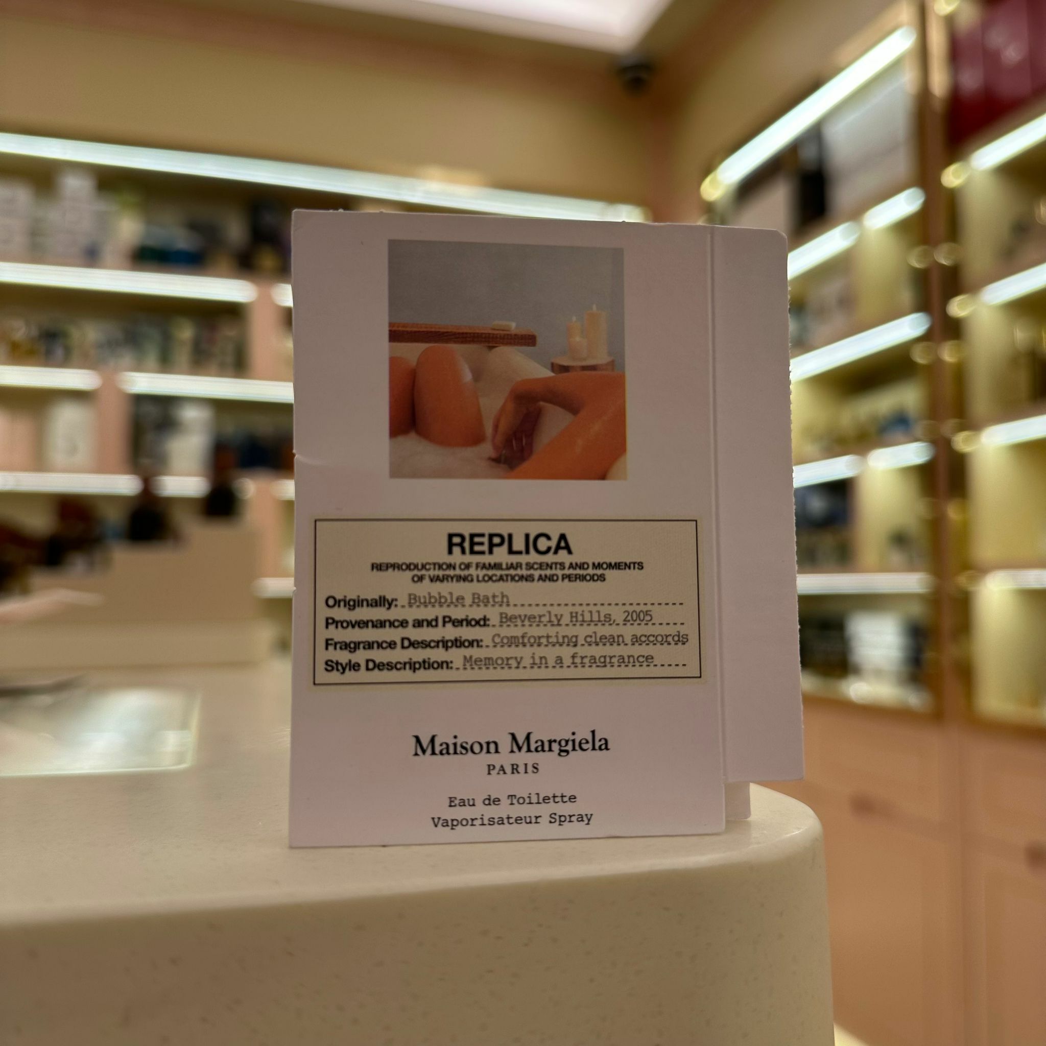 Maison Margiela Bubble Bath EDT 1.2ml vial 梅森.瑪吉拉 泡泡浴淡香水