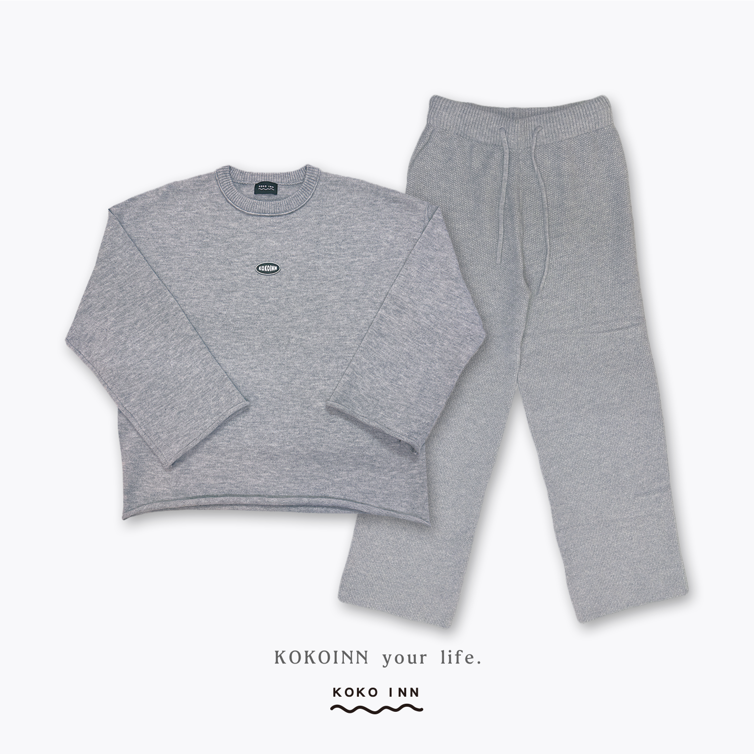 KOKOINN 針織親膚毛衣長褲套裝