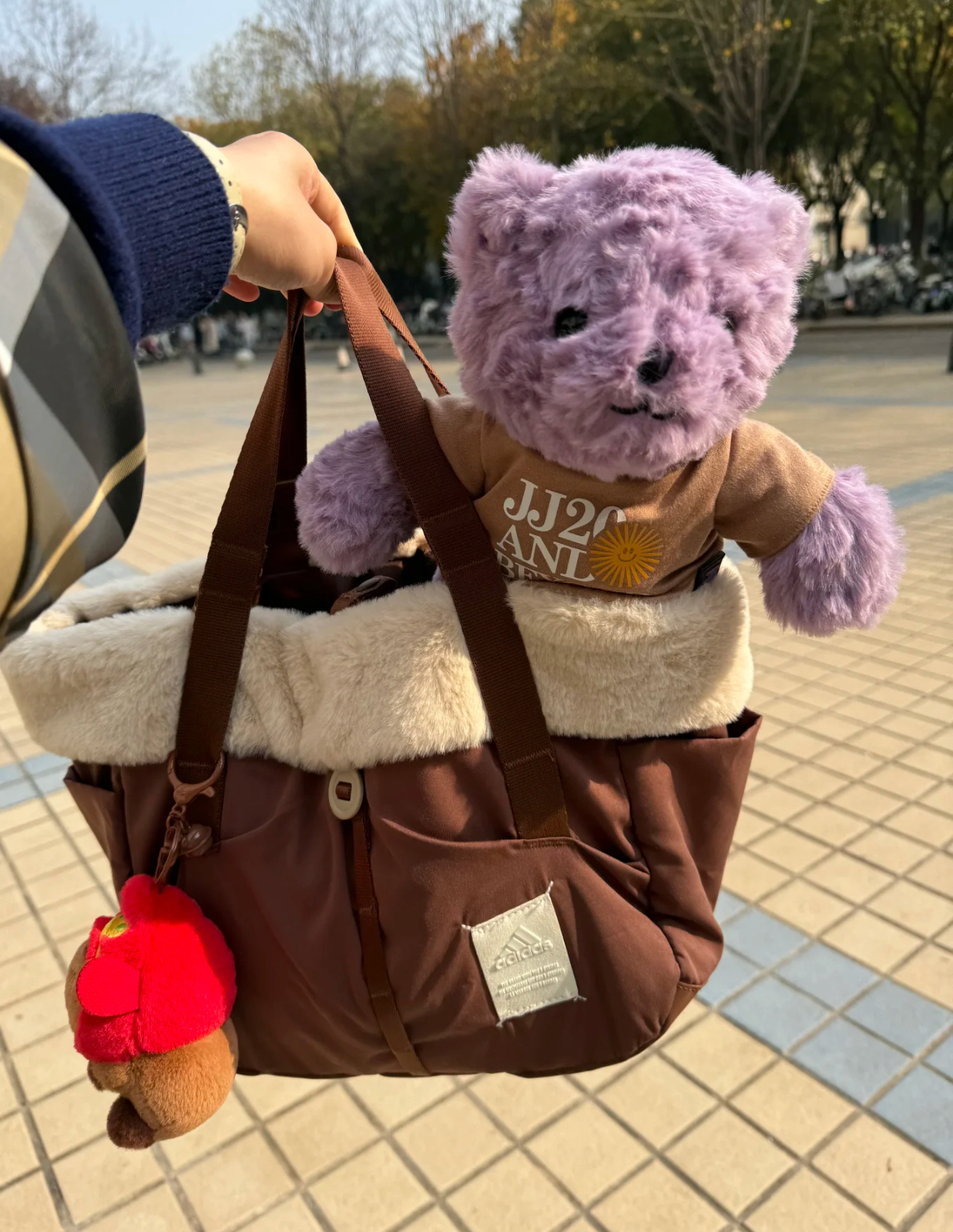 【預購】J1220903 adidas 棕色TOTE（日本限定）