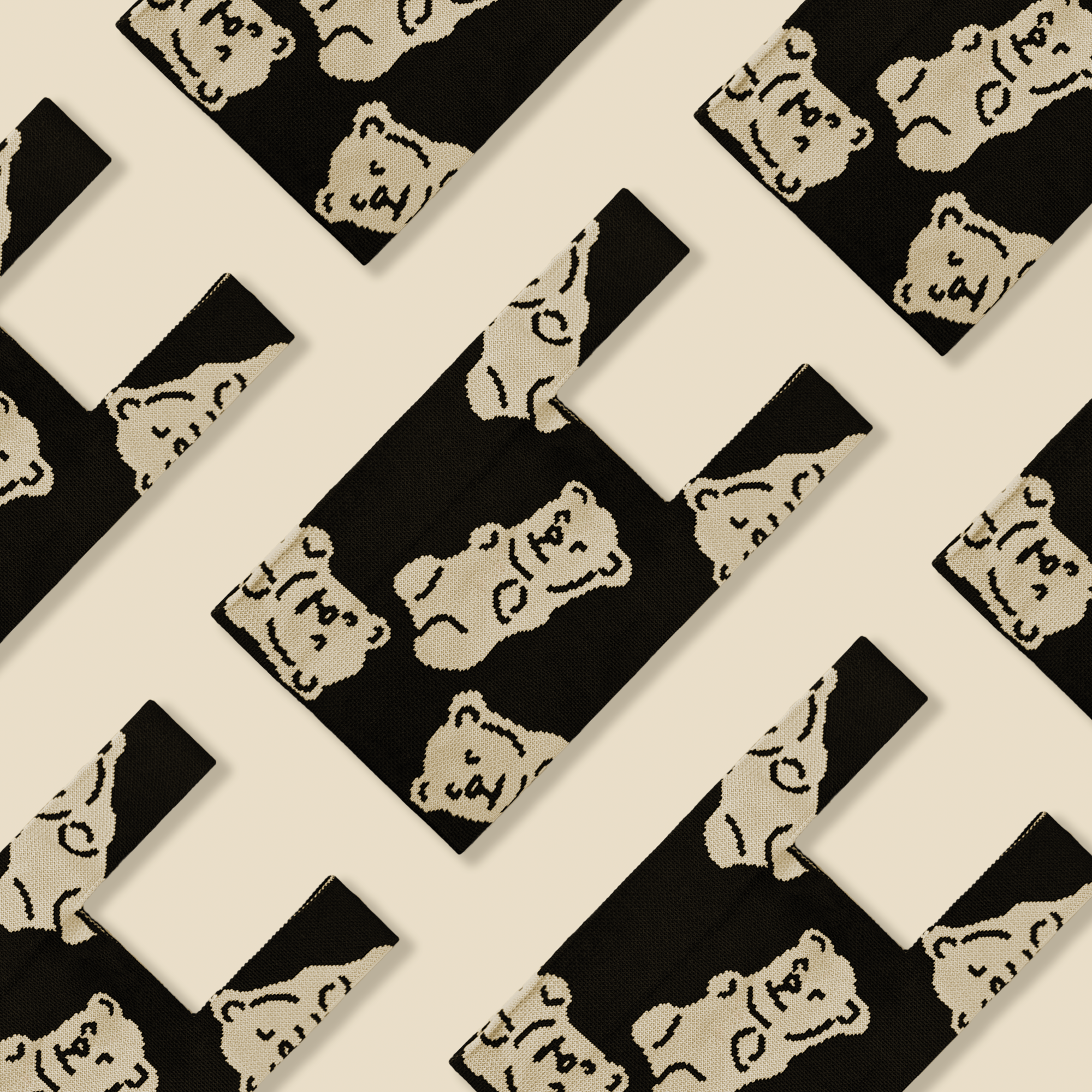 ANYBEARS® OG BEAR Project Bag OG編織小熊手提袋