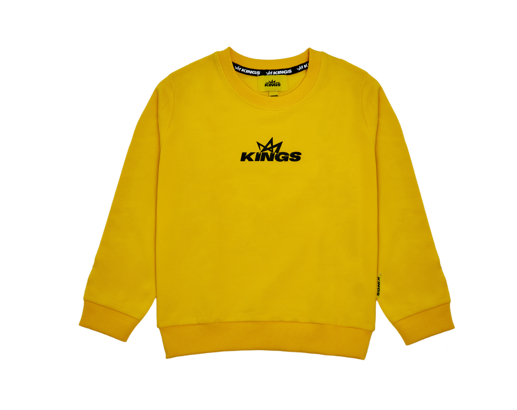 KINGS 孩童版大學Tee (黃)