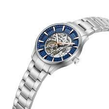 萬年鐘錶 - KENNETH COLE  美國紐約品牌  透視機芯機械不鏽鋼男錶 KCWGY0057903 錶徑44MM