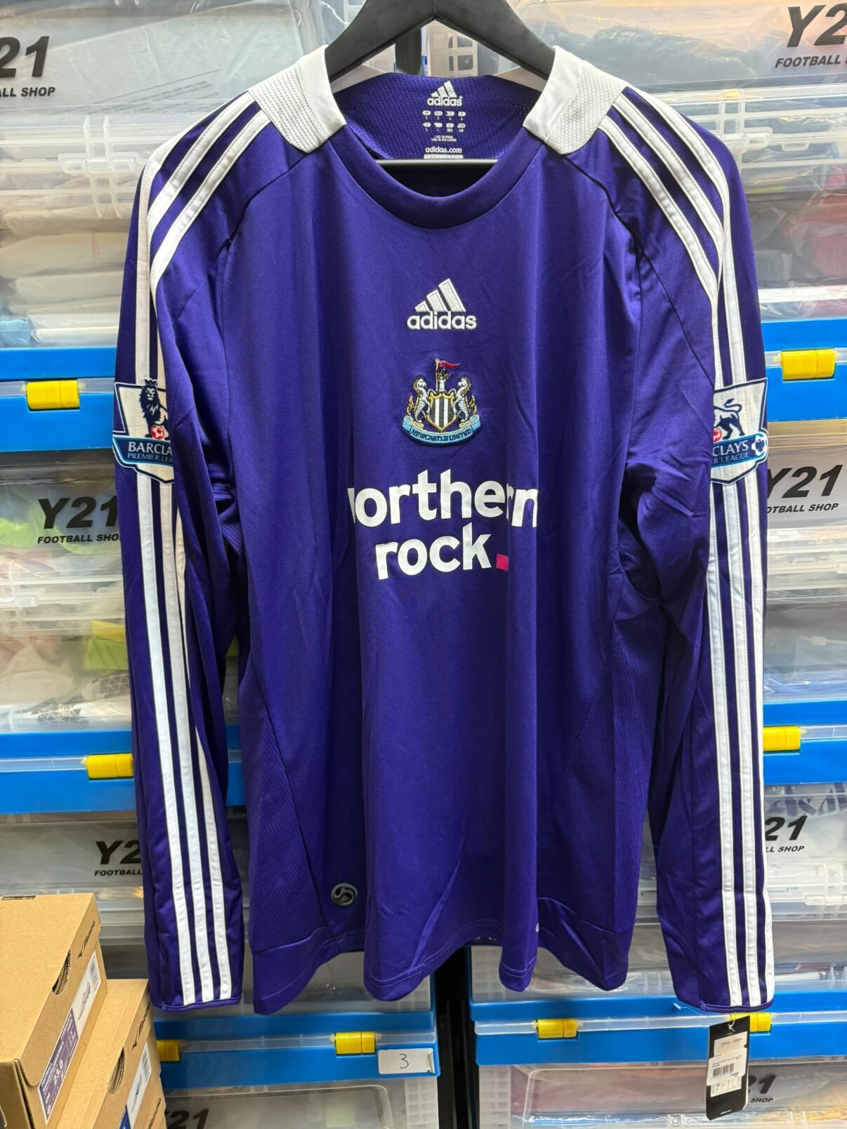 2008 -2009 紐卡素 長袖作客球迷版  #4 NOLAN (BRAND NEW , 10/10)