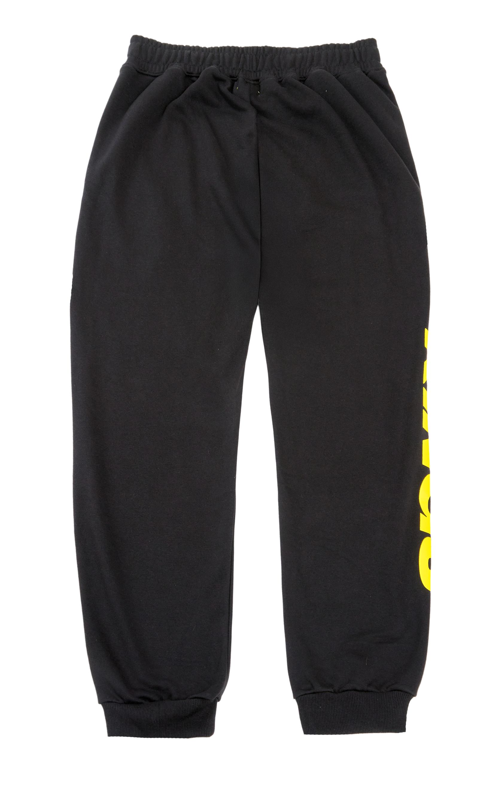 KINGS 棉長褲 (黑黃)