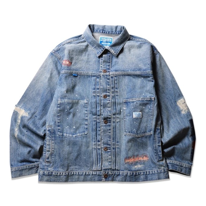 『代購商品』2024AW LIBERAIDERS REPAIR DENIM JACKET 潑漆 加工 牛仔 外套