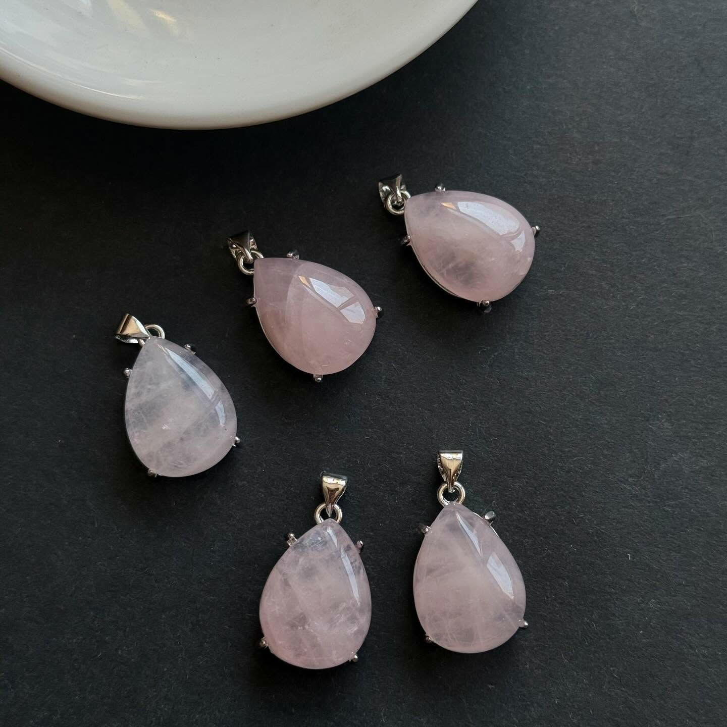 [原石] 粉晶 項鍊吊墜