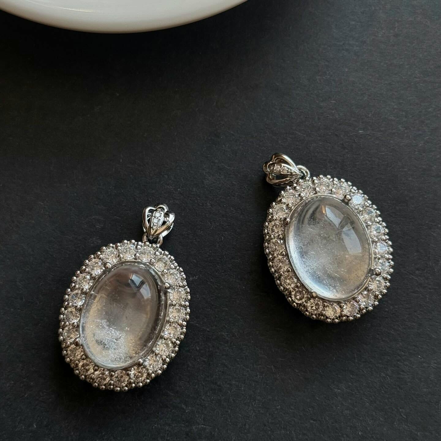 [原石] 白水晶 項鍊吊墜