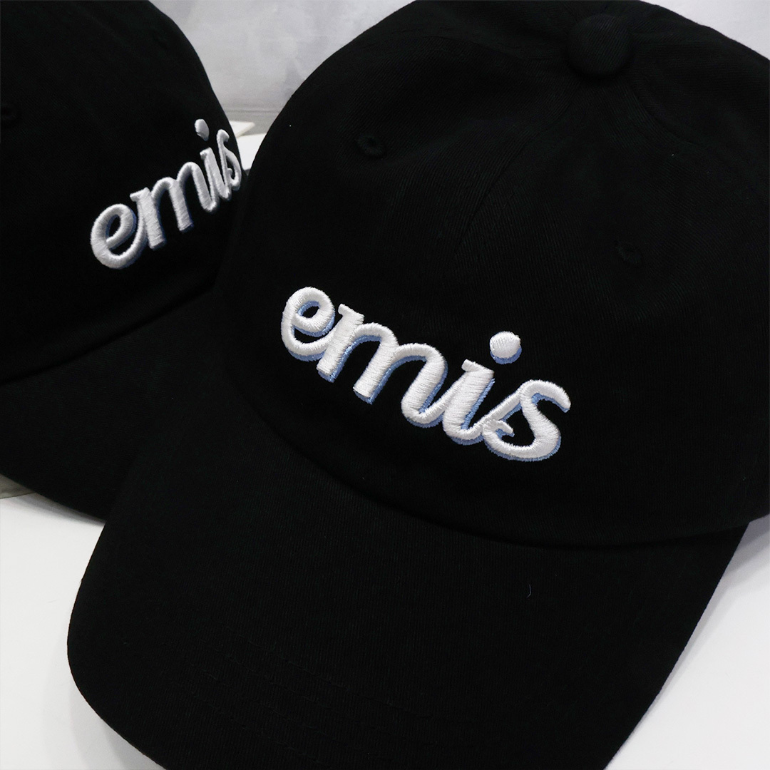 2024AW EMIS LAYERED LOGO CAP BALL CAP 刺繡 字體 LOGO 現貨