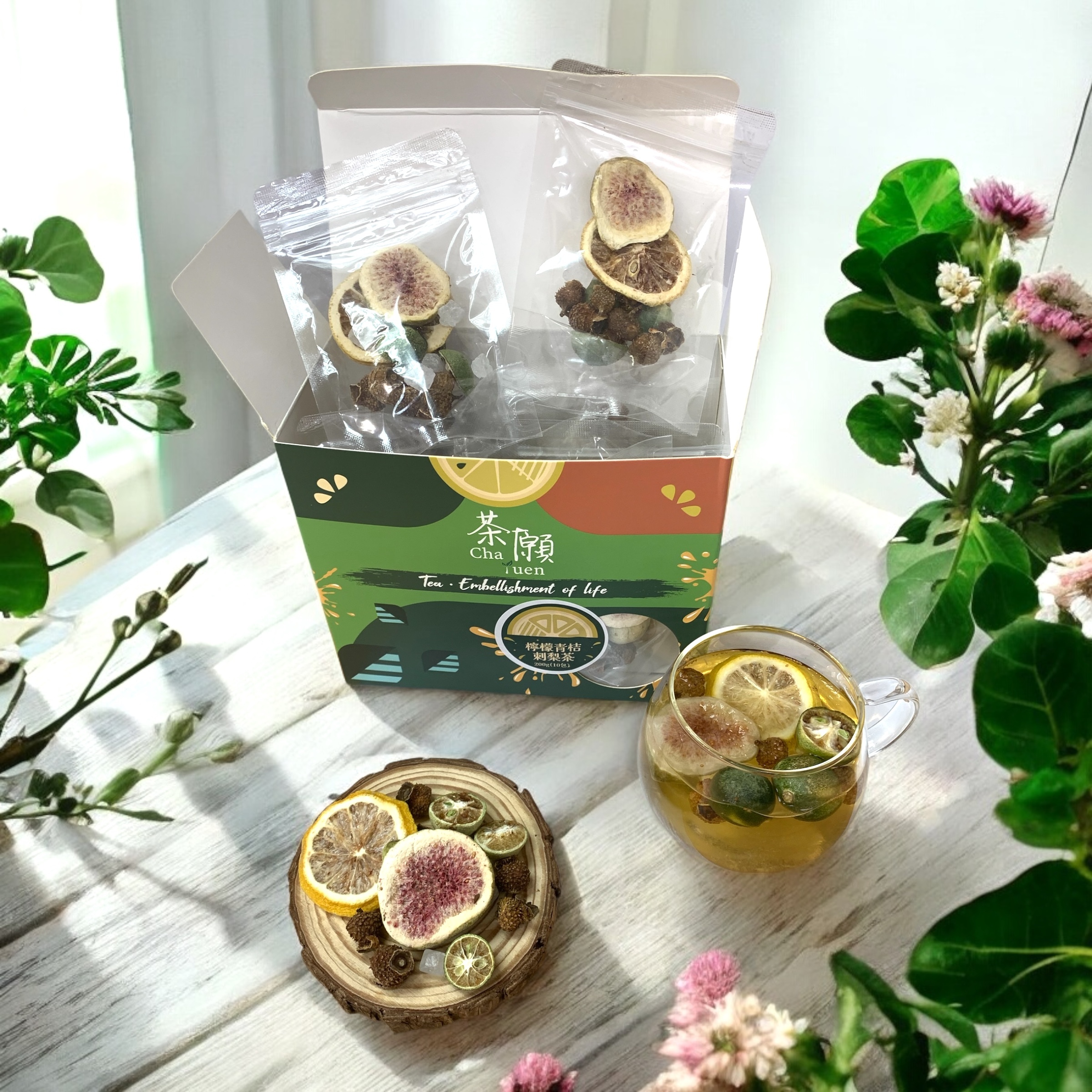 Cha Yuen - Lemon Green Orange Tea 200g (10 packs)