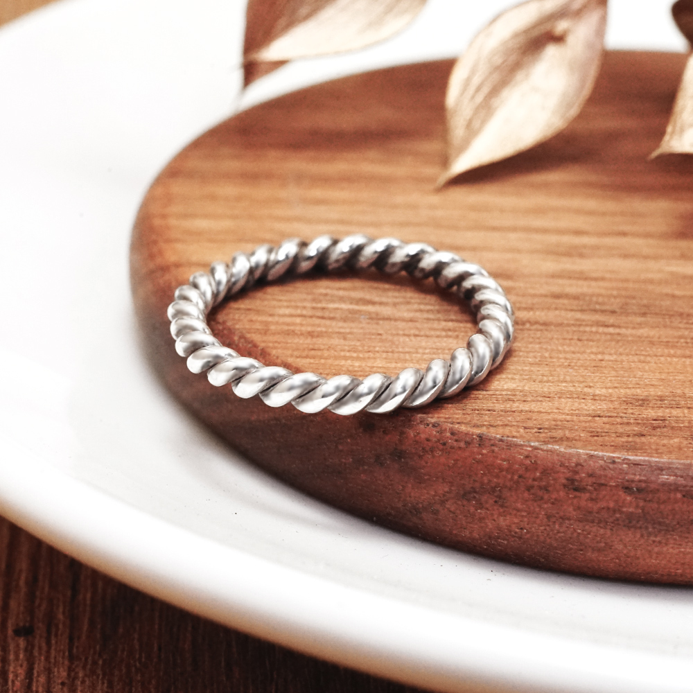 【常態課程】麻花戒指 銀戒體驗課 銀飾手作 金工課程 文化幣手作體驗