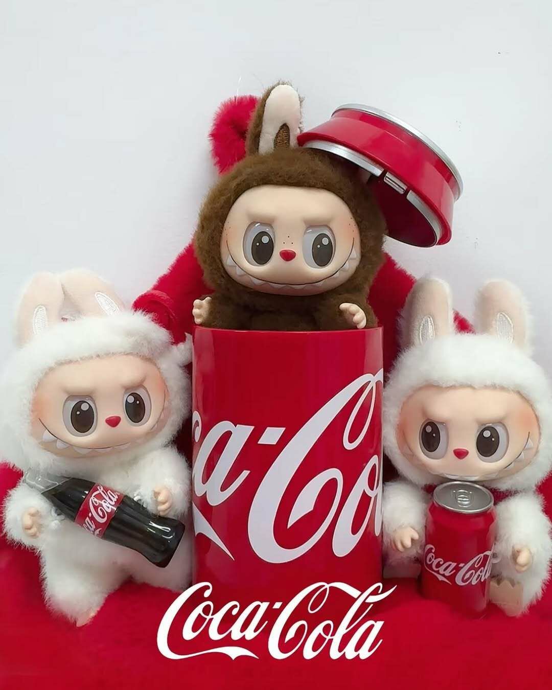 COCA COLA X THE MONSTERS LABUBU 拉布布 可口可樂 聯名 糖膠 吊飾 鑰匙圈 盲盒 / 現貨