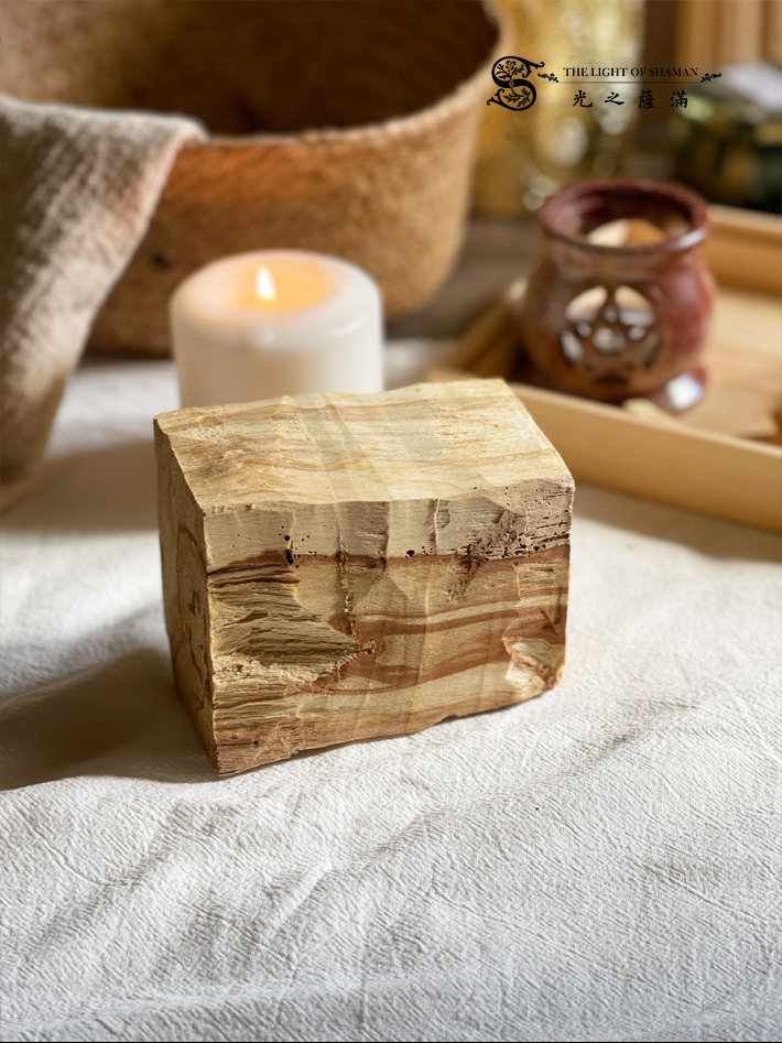 真正祕魯進口 珍貴稀有獨一無二  神聖聖木原木柱PSLP08-17-光之薩滿