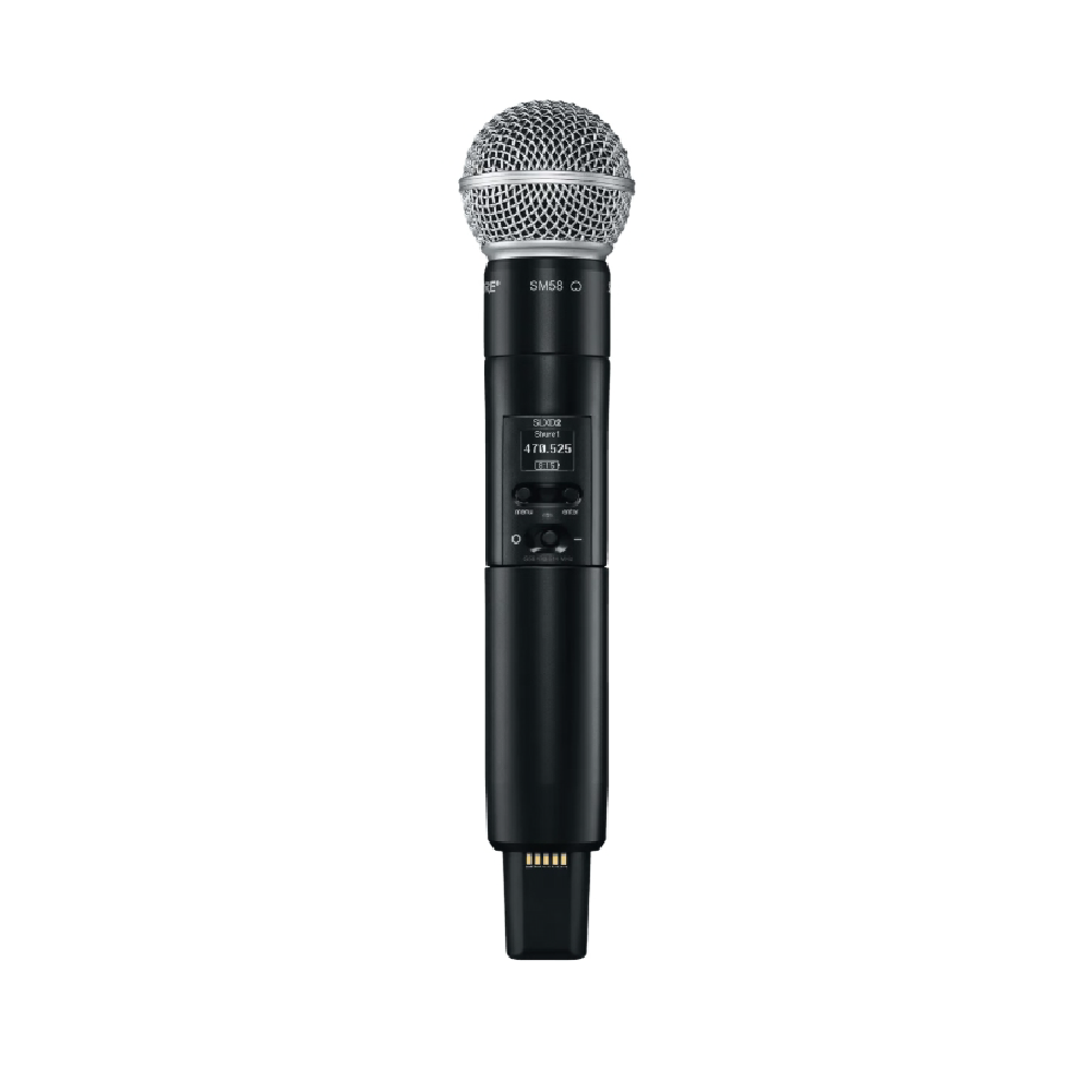 Shure Shure / SLXD 系列 無線手握傳輸系統 (SLXD24/SLXD24D)(SM58/BETA58/KSM9等多種音頭可選配) 第 3 張圖片｜三峽麥克風