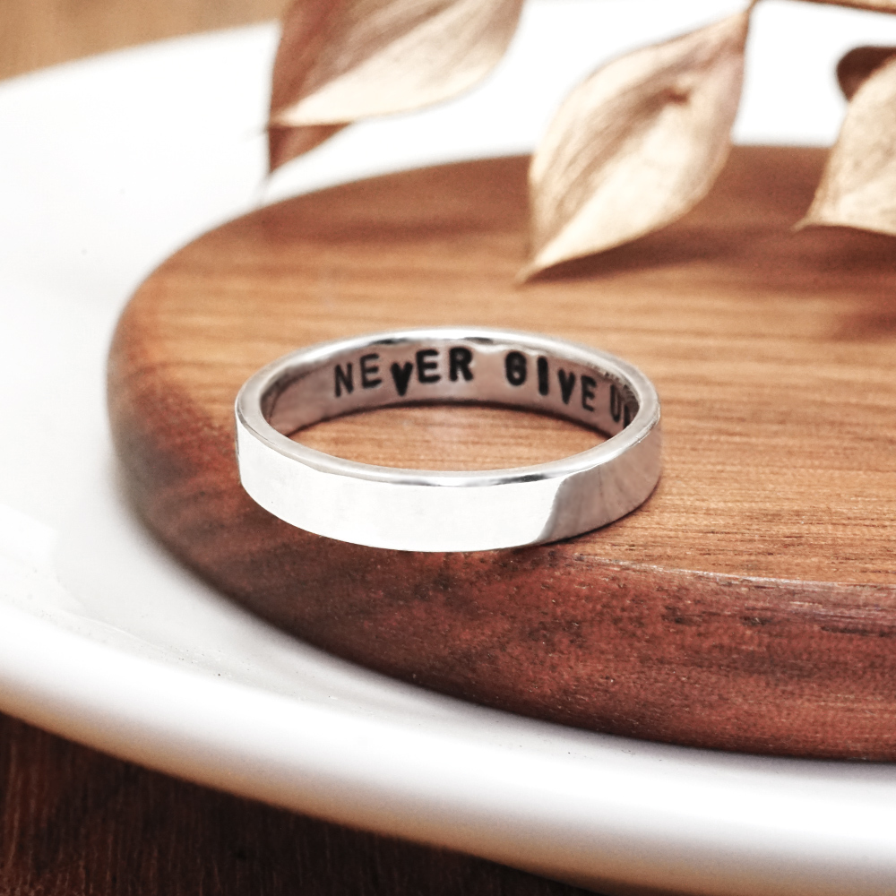 【常態課程】單環戒指 窄版 銀戒體驗課 銀飾手作 金工課程 文化幣手作體驗