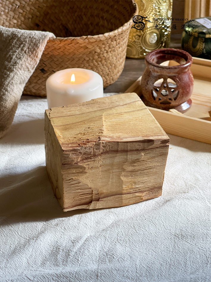 真正祕魯進口 珍貴稀有獨一無二  神聖聖木原木柱PSLP09-18-光之薩滿