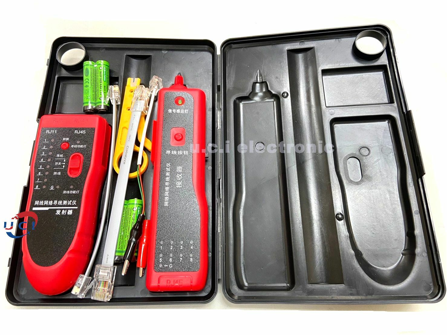 【UCI電子】 (A-2) 網線檢測器 網路測試儀 尋線器 測線儀 測試器 POE對線器 多功能抗干擾信號 寬頻工具