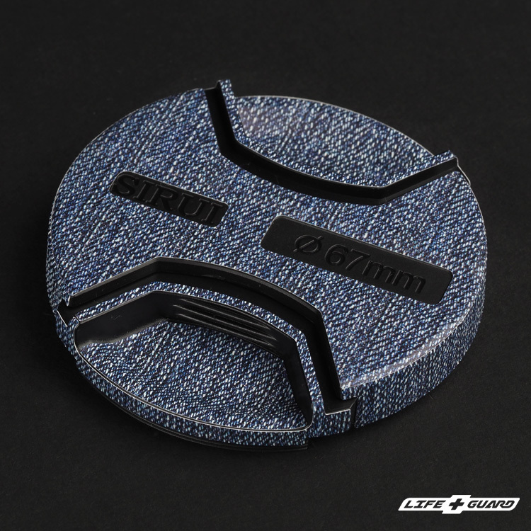 LIFE+GUARD 牛仔風格鏡頭蓋貼膜展示圖